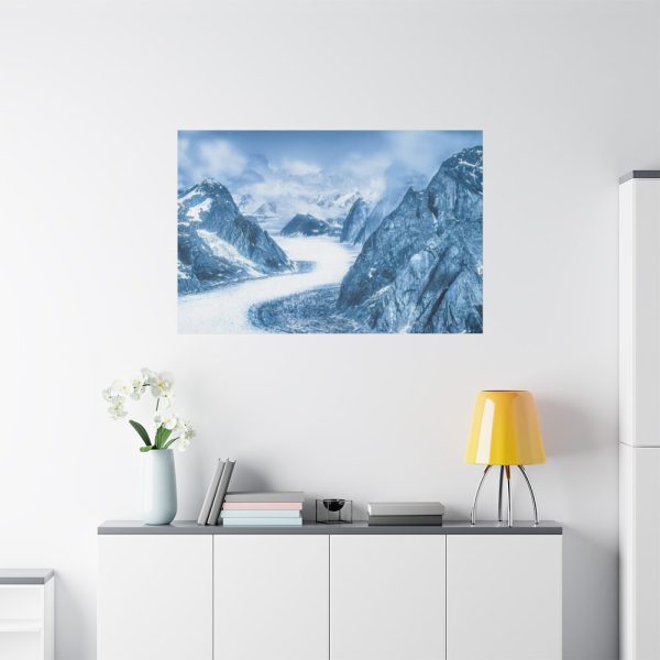 Mountain Snow Winter Alaska Standard Canvas