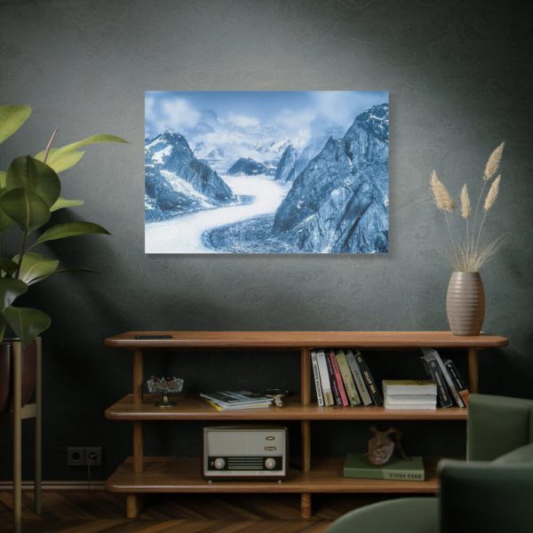 Mountain Snow Winter Alaska Standard Canvas