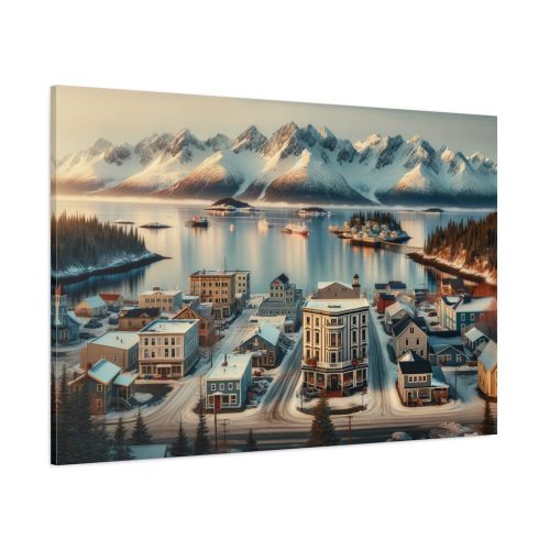 91638-225.jpg Small Alaskan Town Standard Canvas