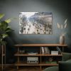 The Boulevard Montmartre on a Winter Morning Standard Canvas