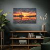 91638-244.jpg Lighthouse With a Sunset View Standard Canvas