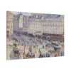 The Place du Havre, Paris by Camille Pissarro Standard Canvas