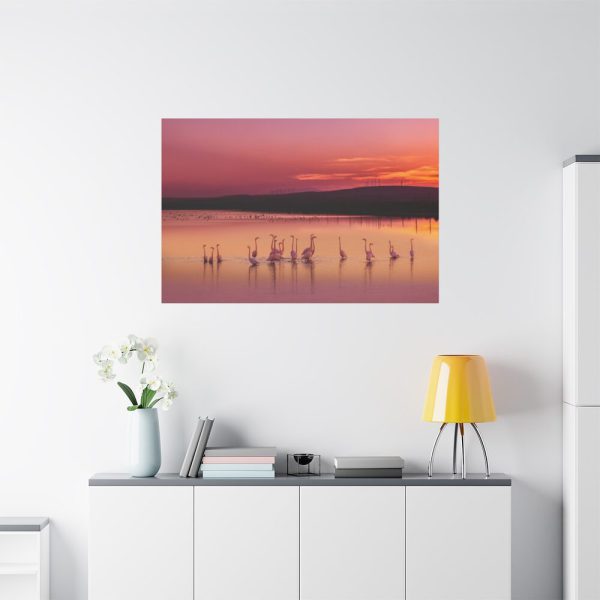 91638-252.jpg Sunset Leaves Silhouette Standard Canvas