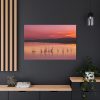 91638-253.jpg Sunset Leaves Silhouette Standard Canvas