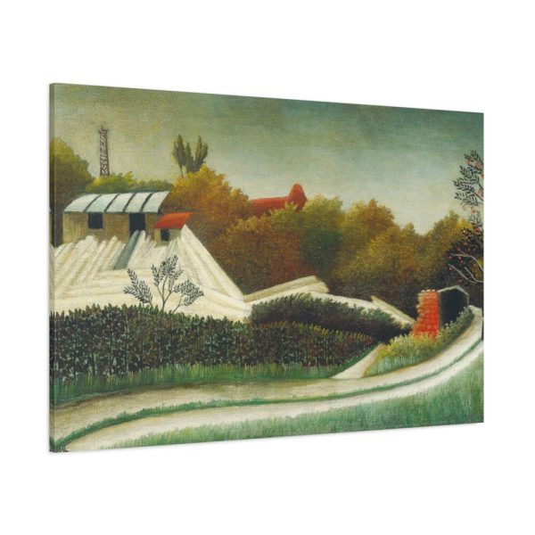 91638-40.jpg Sawmill, Outskirts of Paris Standard Canvas