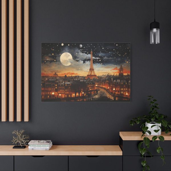 Paris At Night Standard Canvas
