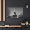 91638-8.jpg Eiffel Tower Black and White Standard Canvas