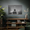 91638-9.jpg Eiffel Tower Black and White Standard Canvas