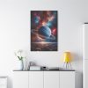91655-2.jpg The Drama of Gas Giant With Its Majestic Rings Standard Canvas