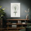 Hand Drawn White Blood Lily Standard Canvas