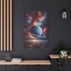 91655-3.jpg The Drama of Gas Giant With Its Majestic Rings Standard Canvas