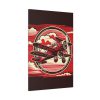 Vintage Red Biplane Flying Through the Sky Standard Canvas