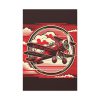 Vintage Red Biplane Flying Through the Sky Standard Canvas