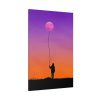 Abstract Moon Balloon Standard Canvas