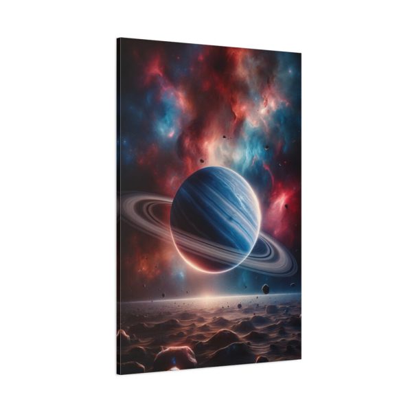 91655.jpg The Drama of Gas Giant With Its Majestic Rings Standard Canvas