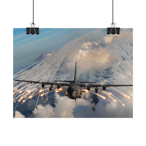 92370-1.jpg Military Aircraft Flares Drop Poster