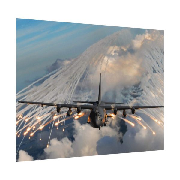92370-2.jpg Military Aircraft Flares Drop Poster