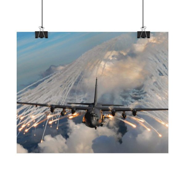 92372-1.jpg Military Aircraft Flares Drop Poster
