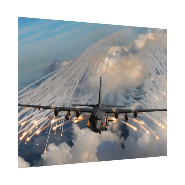 92374-2.jpg Military Aircraft Flares Drop Poster