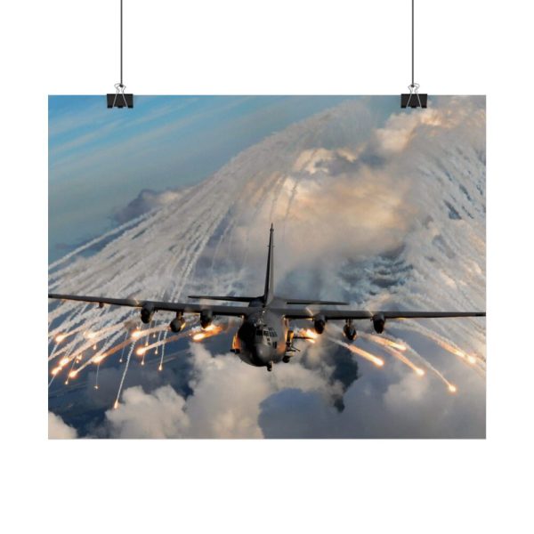 92375-1.jpg Military Aircraft Flares Drop Poster