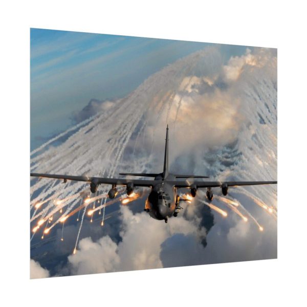 92375-2.jpg Military Aircraft Flares Drop Poster
