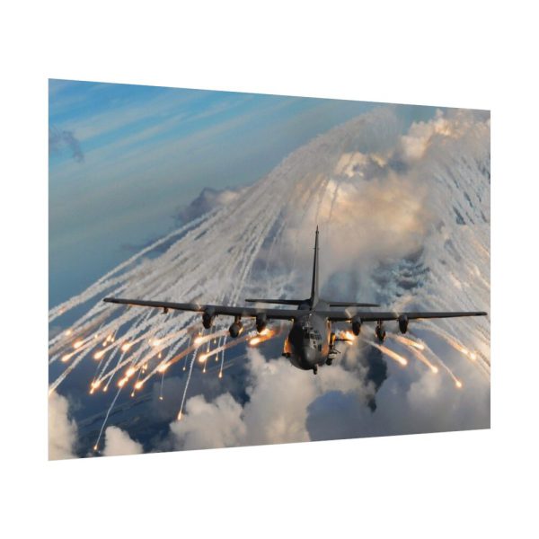 92376-2.jpg Military Aircraft Flares Drop Poster
