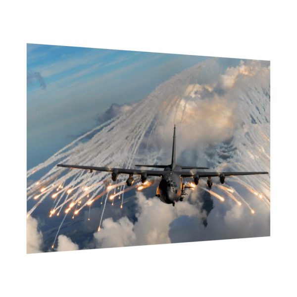 92377-2.jpg Military Aircraft Flares Drop Poster