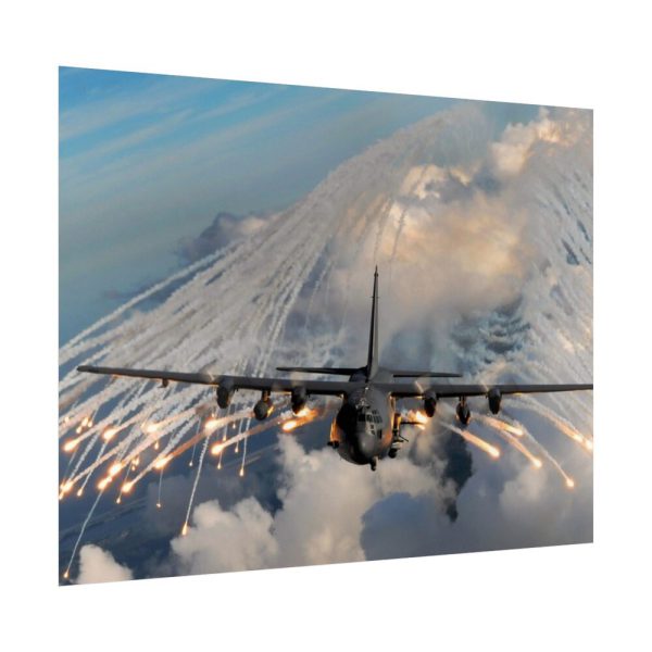 92381-2.jpg Military Aircraft Flares Drop Poster