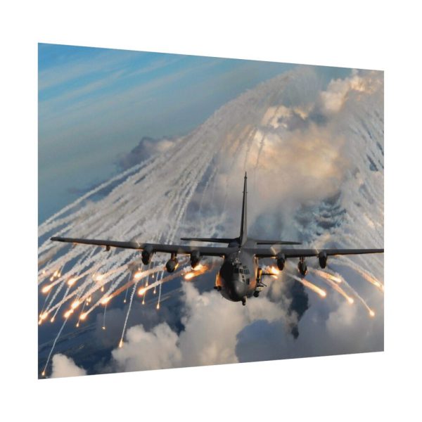 92384-2.jpg Military Aircraft Flares Drop Poster