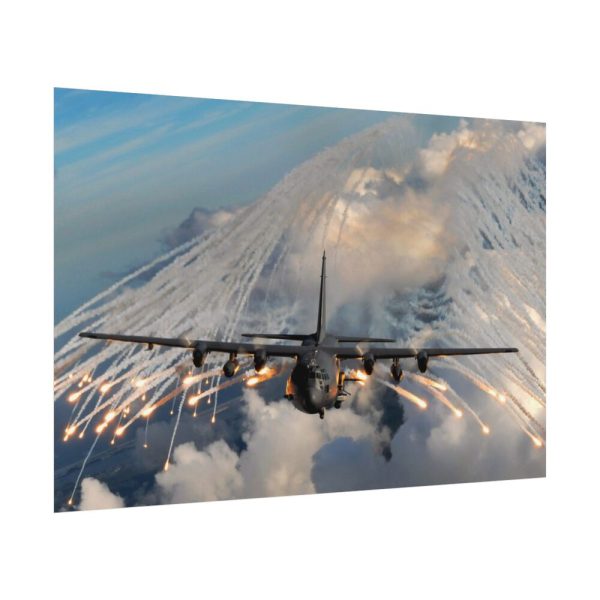 92386-2.jpg Military Aircraft Flares Drop Poster