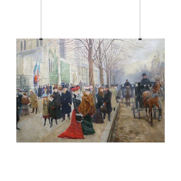 92408-121.jpg Paris Street Scene Poster