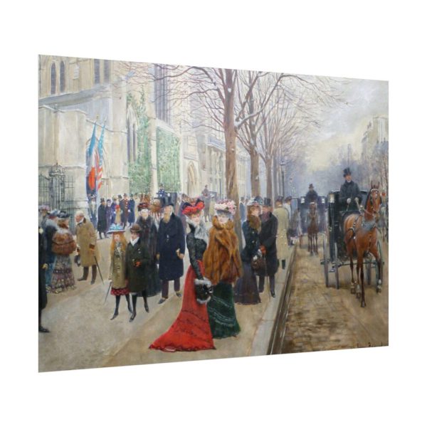 92408-122.jpg Paris Street Scene Poster