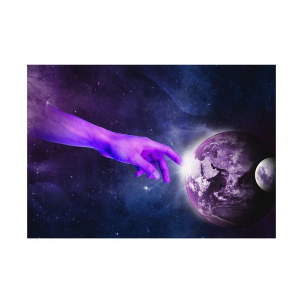 92408-20.jpg Surreal Hand Planet Heaven Poster