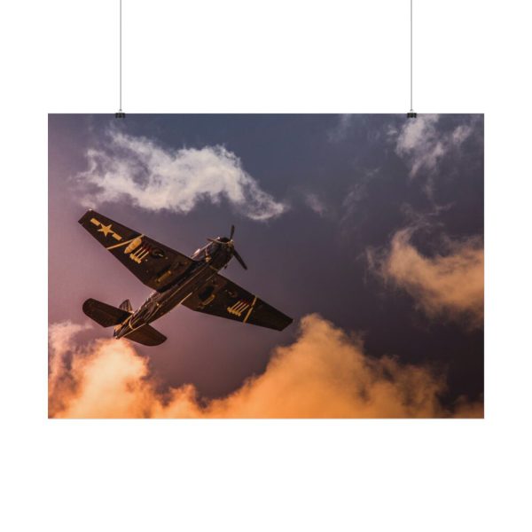 92408-241.jpg Ground View of an Old War Plane Poster