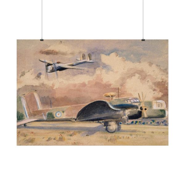 92408-246.jpg Whitley Bombers Sunning by Paul Nash Poster