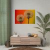 92408-268.jpg Dandelion on Yellow Background Poster