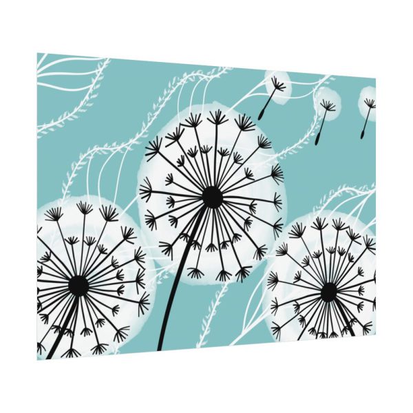 92408-277.jpg Fluffy Dandelion Illustration Poster
