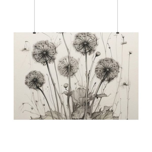 92408-296.jpg Make a Wish Dandelion Poster