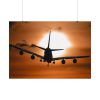 92408-321.jpg Airplane During Golden Hour Poster