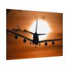 92408-322.jpg Airplane During Golden Hour Poster