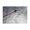 92408-351.jpg Cloud Sky and Airplane Poster
