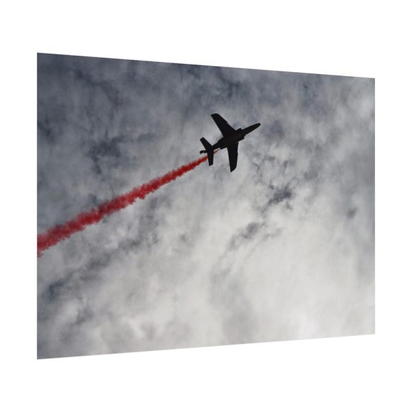 92408-352.jpg Cloud Sky and Airplane Poster