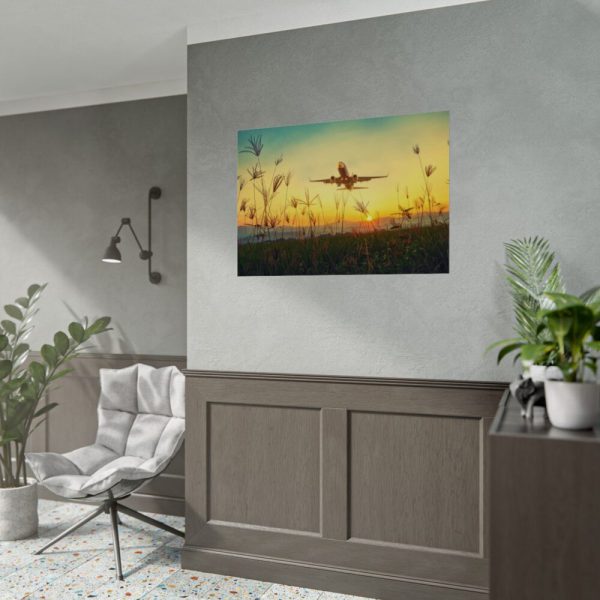 92408-374.jpg Grass, Sky, Nature, Airport Poster