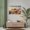 92408-378.jpg Airplane Flying Above Mountains Poster