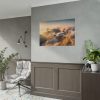 92408-379.jpg Airplane Flying Above Mountains Poster