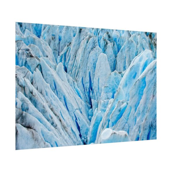 Beautiful Ice Rocks in Alaska Poster
