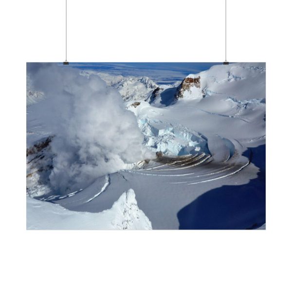 92408-466.jpg Fumarole on Mount Redoubt, Alaska Poster