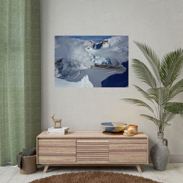 92408-468.jpg Fumarole on Mount Redoubt, Alaska Poster