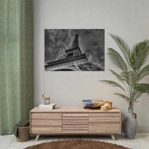 92408-48.jpg Gray Image of Eiffel Tower, Paris Poster