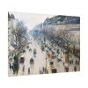 The Boulevard Montmartre on a Winter Morning Poster